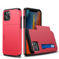 Suitable For IPhone12 Slide Wallet Card Phone Case Hidden Storage Card IPhone11 Protective Case