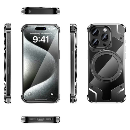 Magnetic Phone Case Metal Drop-resistant Protective Cover