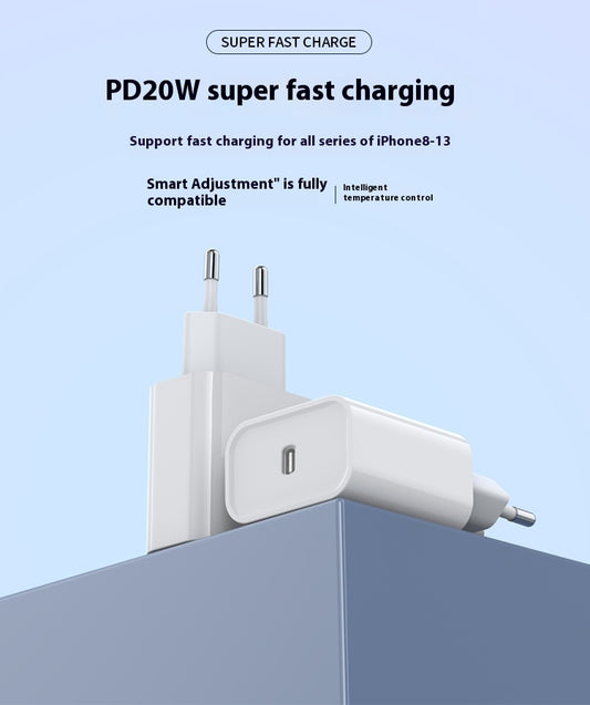 GRS GS Certification 20W European Standard Fast Charge Charging Plug
